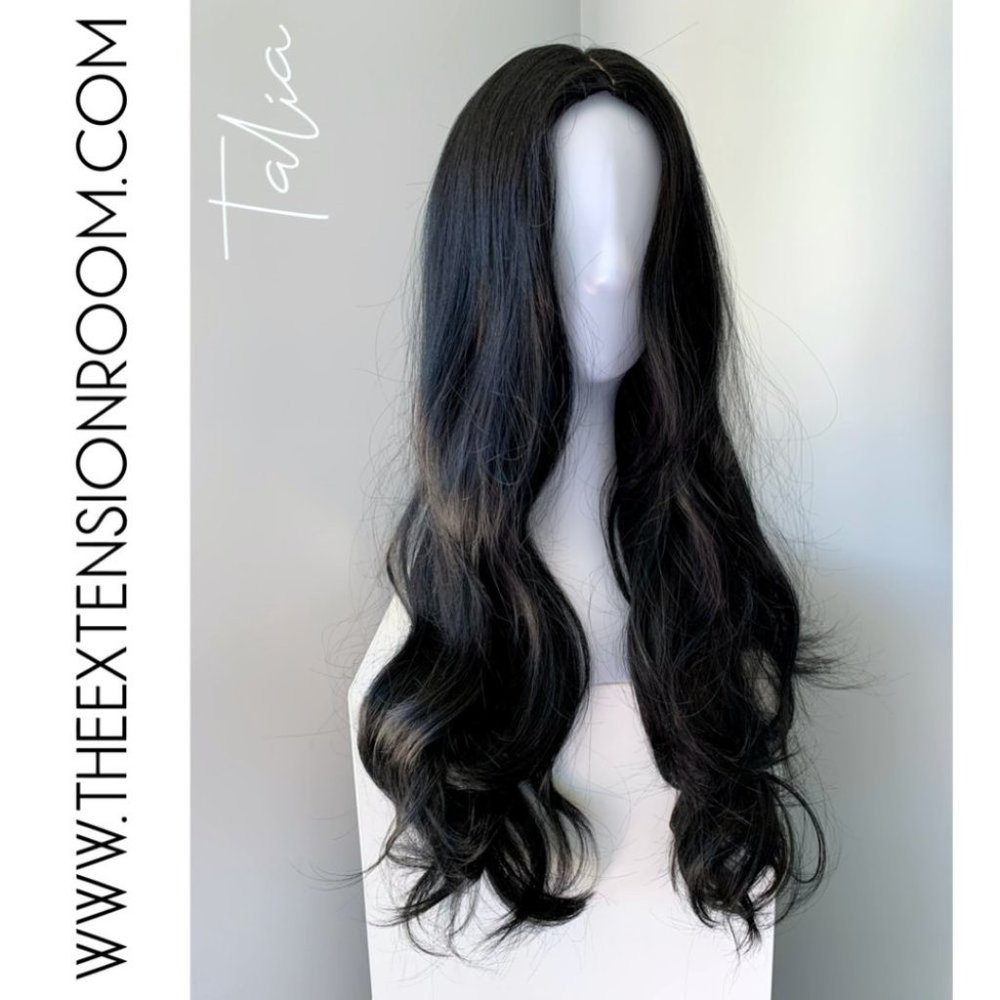 NEW Long Black Synthetic Wig